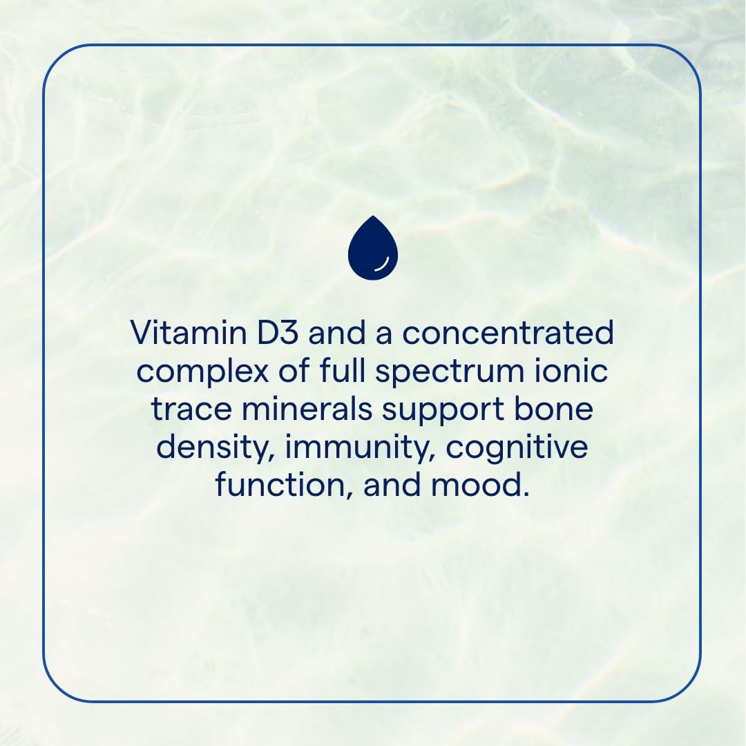 Trace Minerals Vitamin D3 liquid label closeup emphasizes USA sourcing