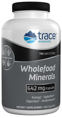 Hero image: Trace Minerals Wholefood Minerals bottle with 180 capsules