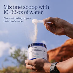 Close-up of ZeroLyte Salty Orange flavor powder sachets