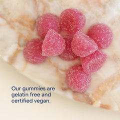 Gummy samples arranged for daily immune support