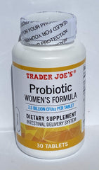 30 tablets per bottle of Trader Joe's Probiotic Women's Formula