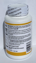Label showing 2.5 Billion CFU per tablet
