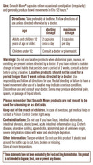 Organic ingredients icon on packaging