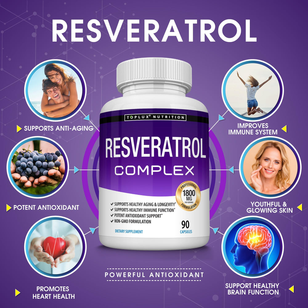 Trans-resveratrol antioxidant complex ingredients