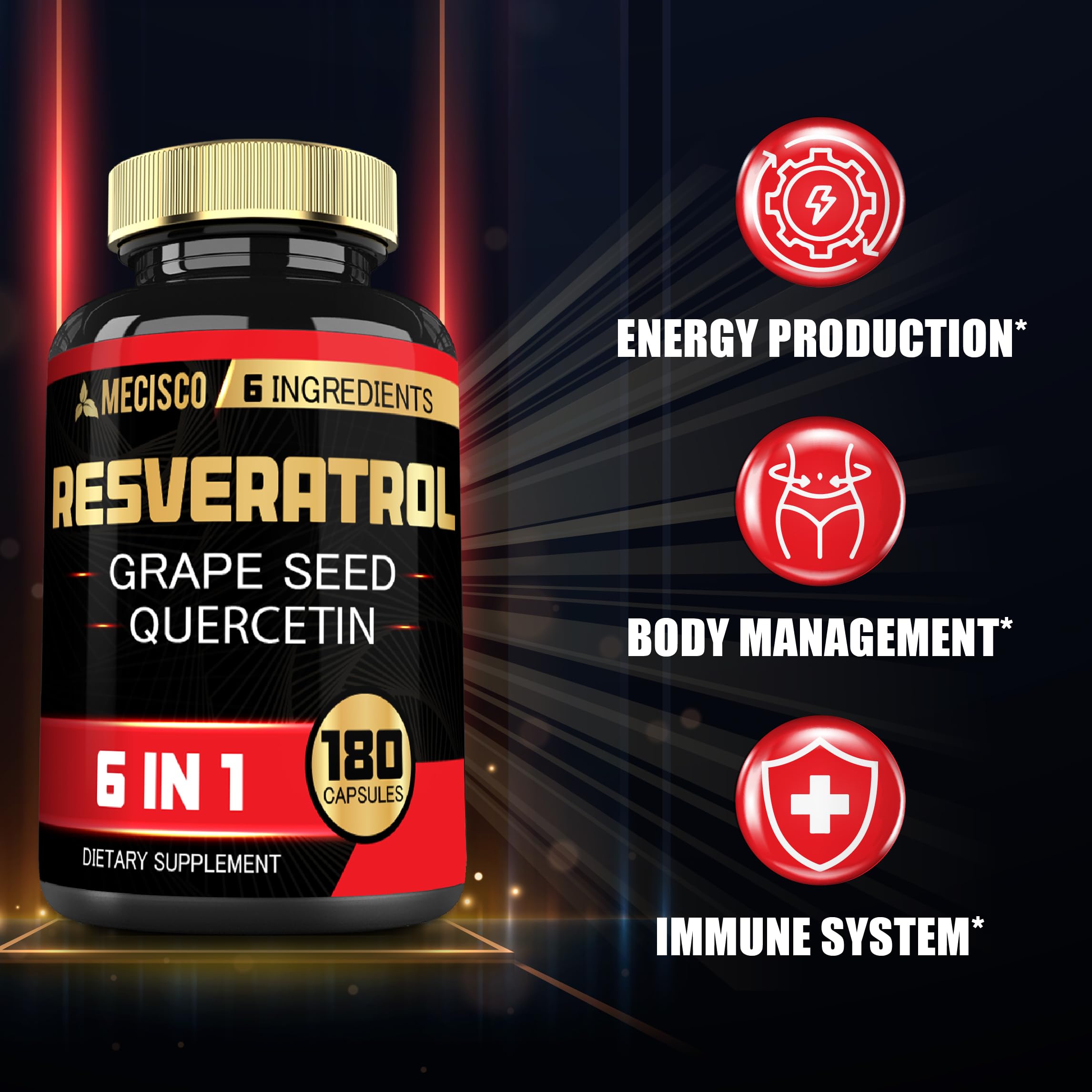 Grape Seed, Quercetin, Berberine HCl, Milk Thistle, Turmeric ingredients