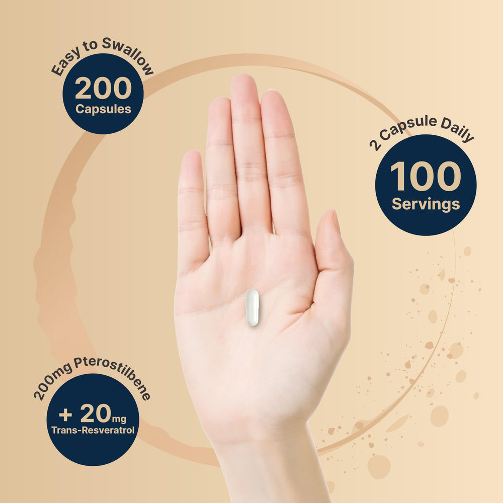 Trans-resveratrol (from Japanese knotweed) in formula