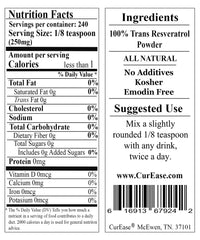 Packaging showing 240 servings and 60 g