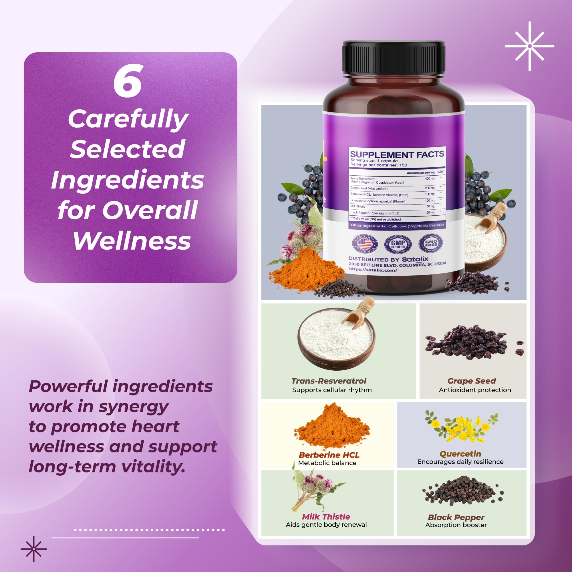 Trans-resveratrol and quercetin antioxidants for skin health