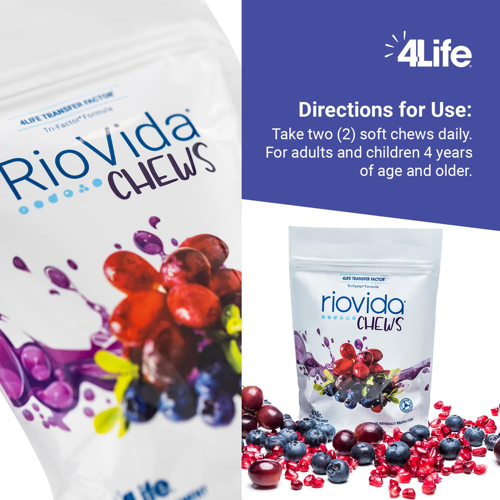 Transfer Factor proteins in RioVida Chews formula
