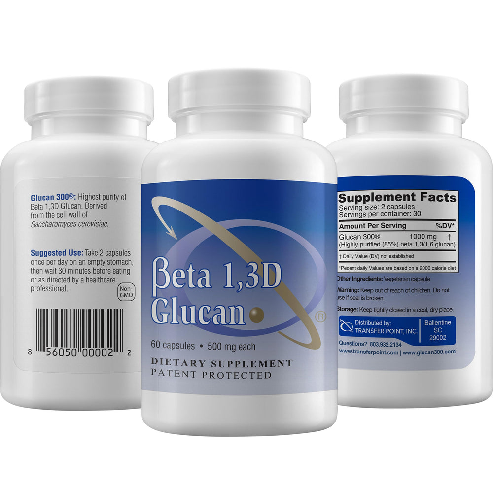 Immune support concept with Beta Glucan 500 mg