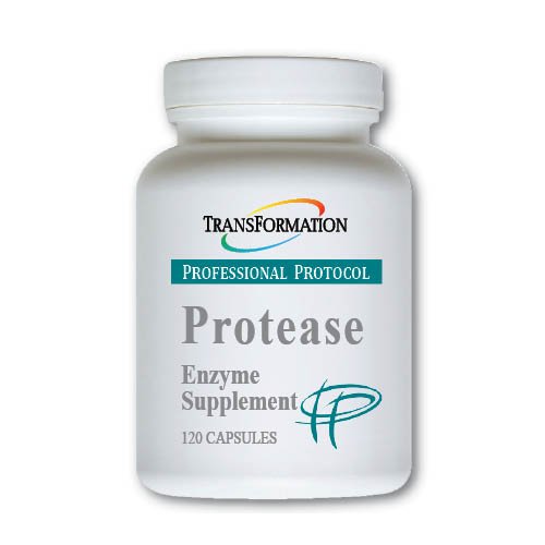 Transformation Enzymes Protease Digestive Supplement bottle and label