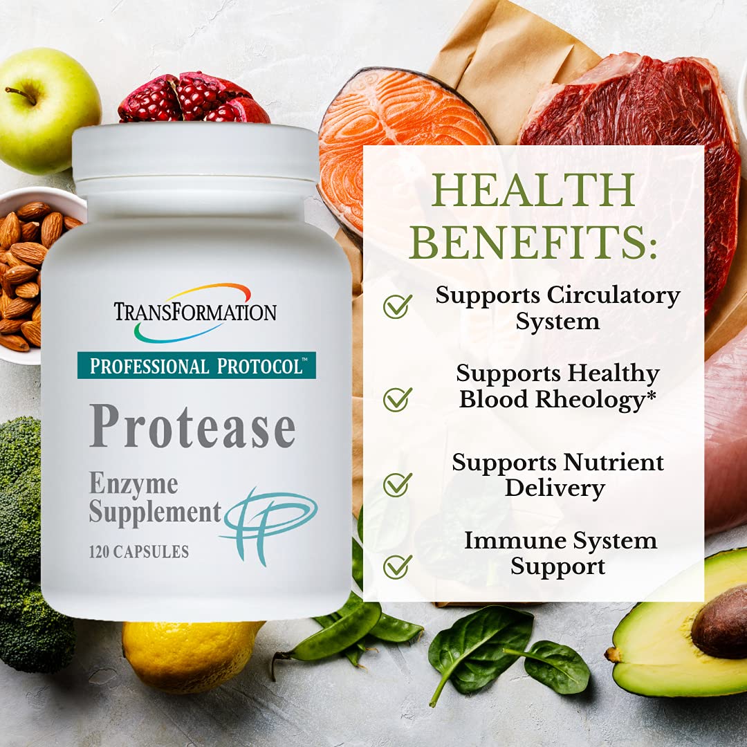 Capsules of Protease Digestive Supplement