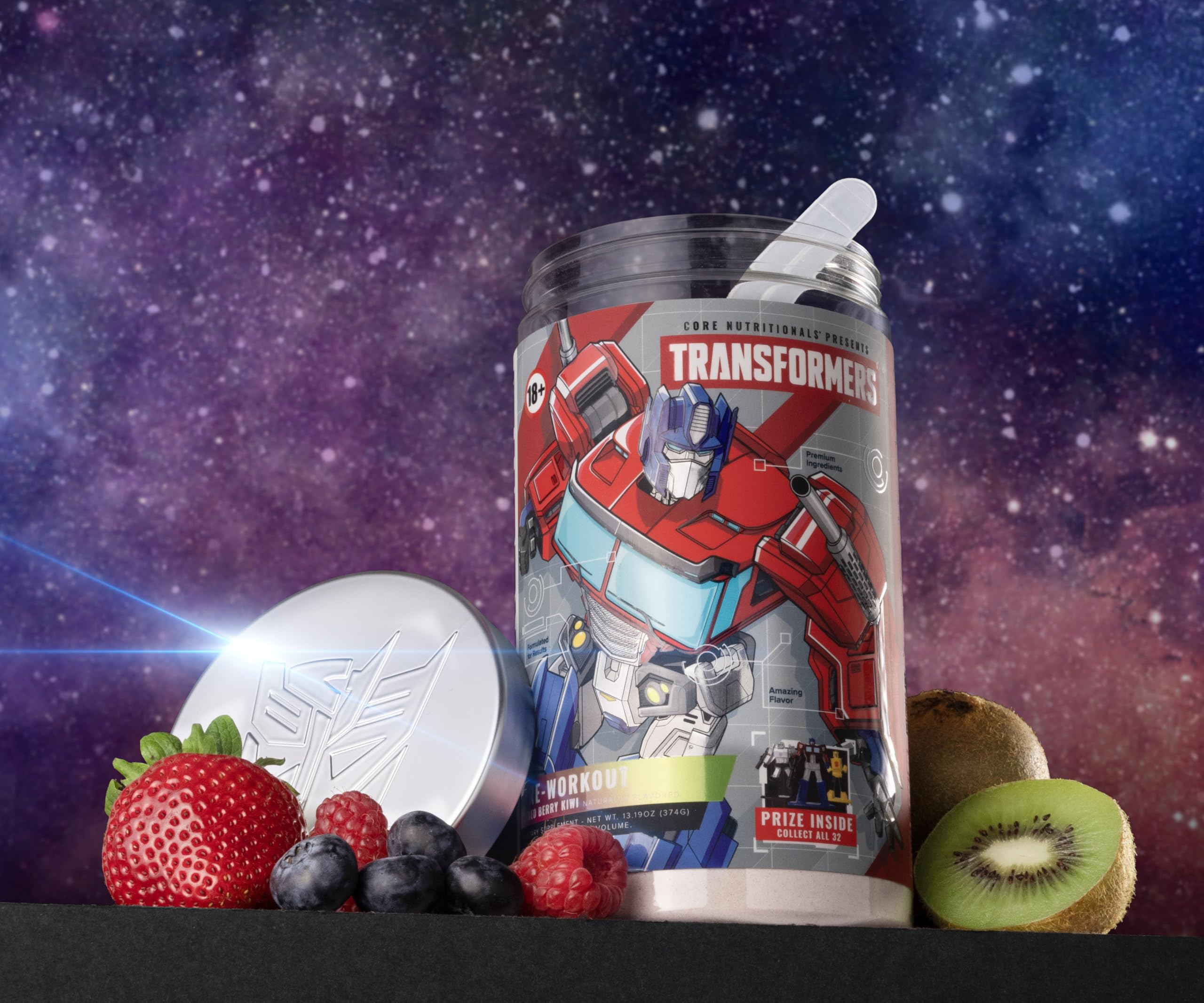 Transformers Energon prize-inside packaging hints at collectible reward.