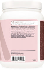 Close-up of label showing 15g collagen per serving