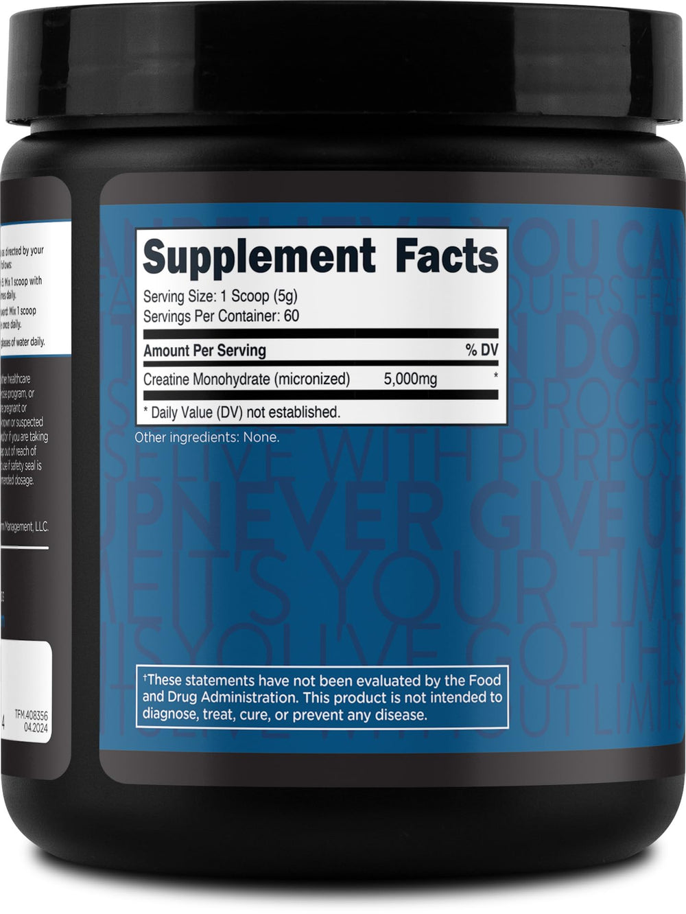 Product label highlighting GMP and NSF certifications.