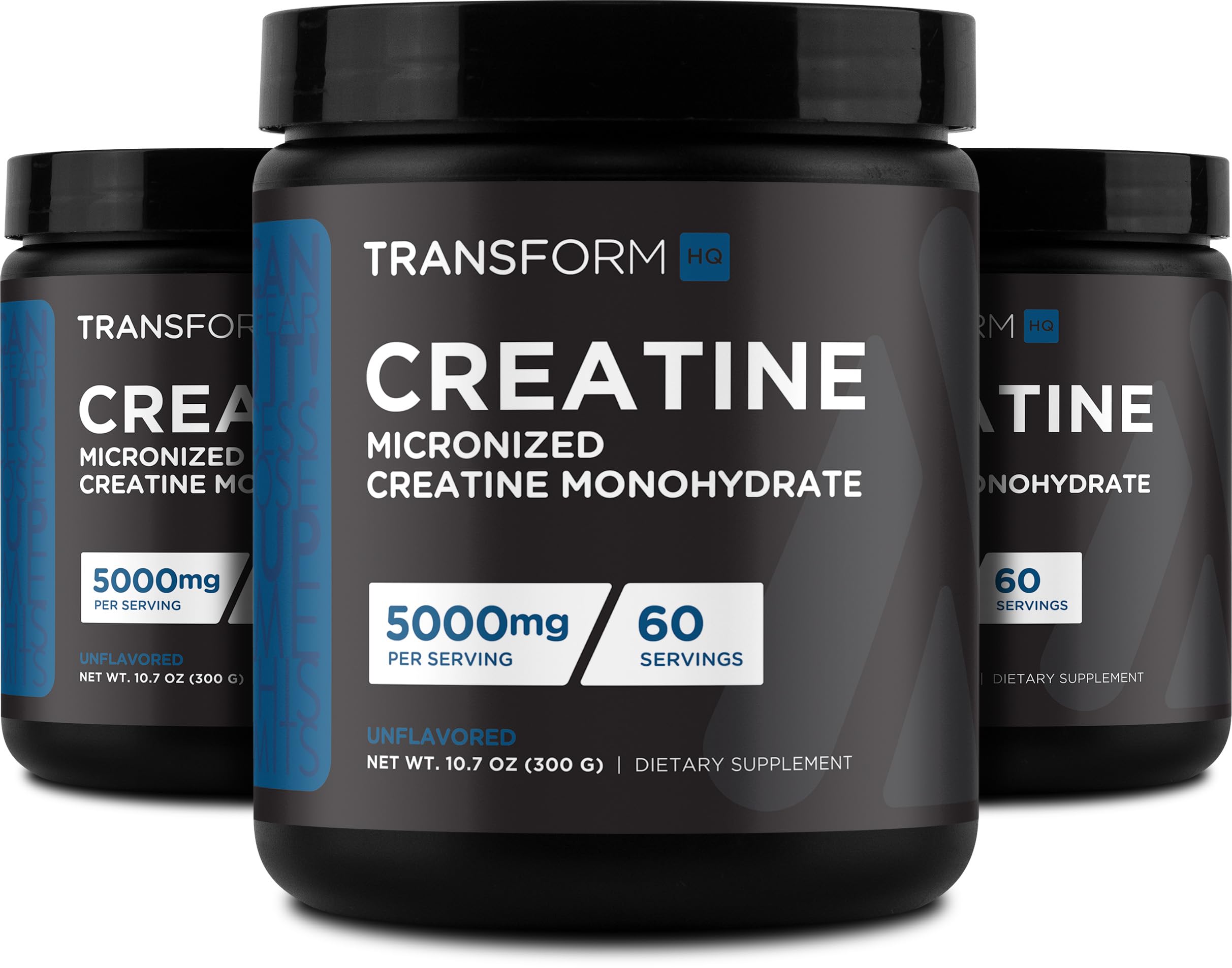 Unflavored creatine monohydrate powder being mixed into a beverage.