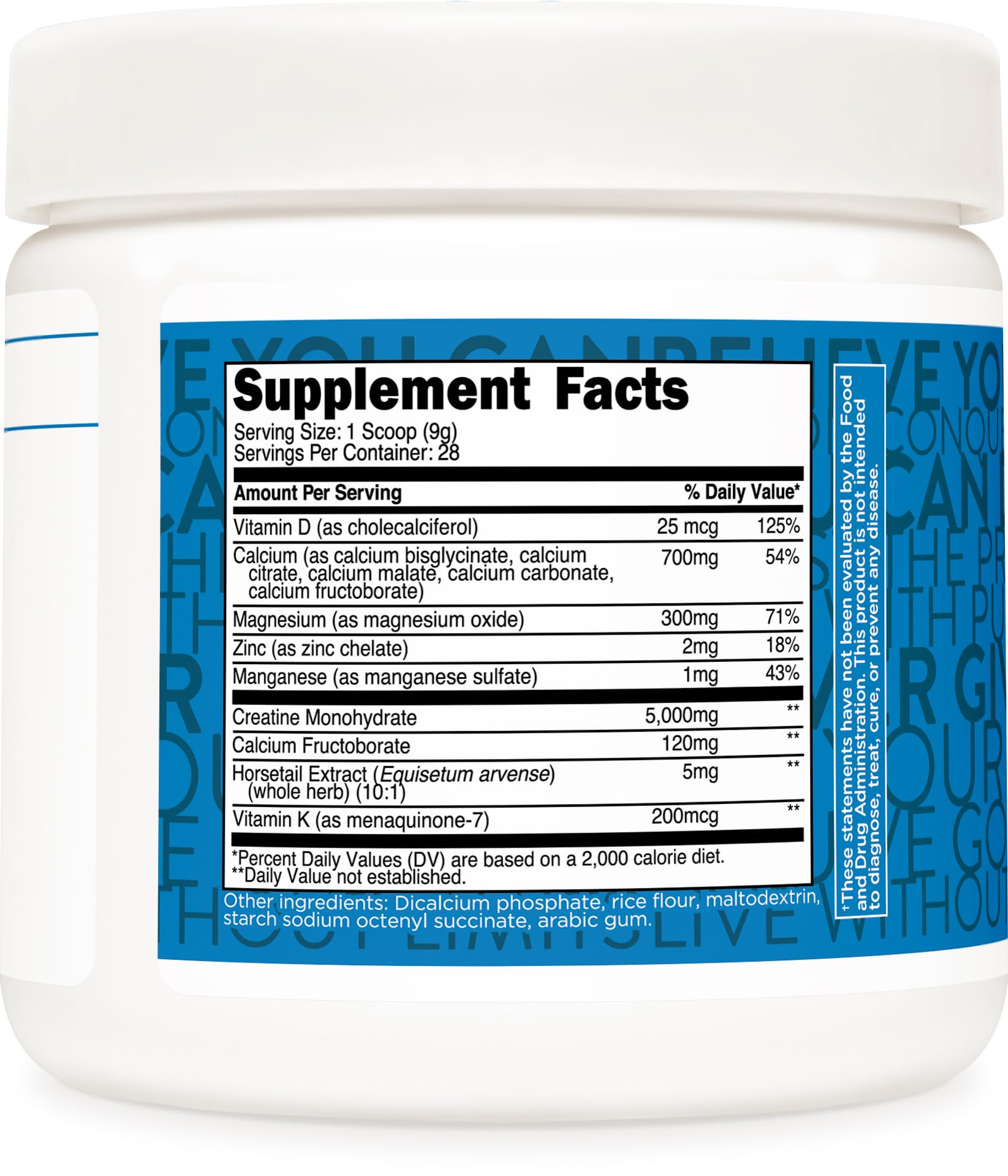 Facility certifications: NSF Certified, GMP Compliant, FDA Registered