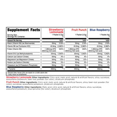 TransformHQ fruit punch sachet single-serving stick for quick hydration anytime.