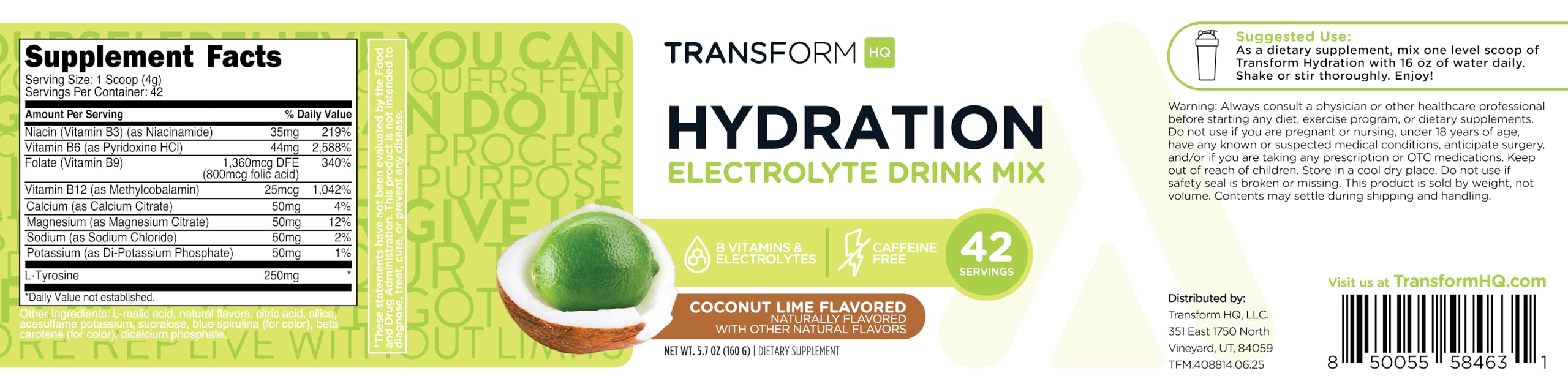 TransformHQ facility testing badge assures quality and safety with third-party verification.