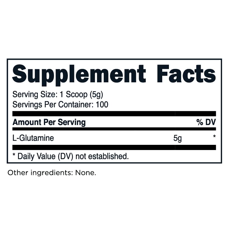 Measuring scoop included with TransformHQ L-Glutamine powder