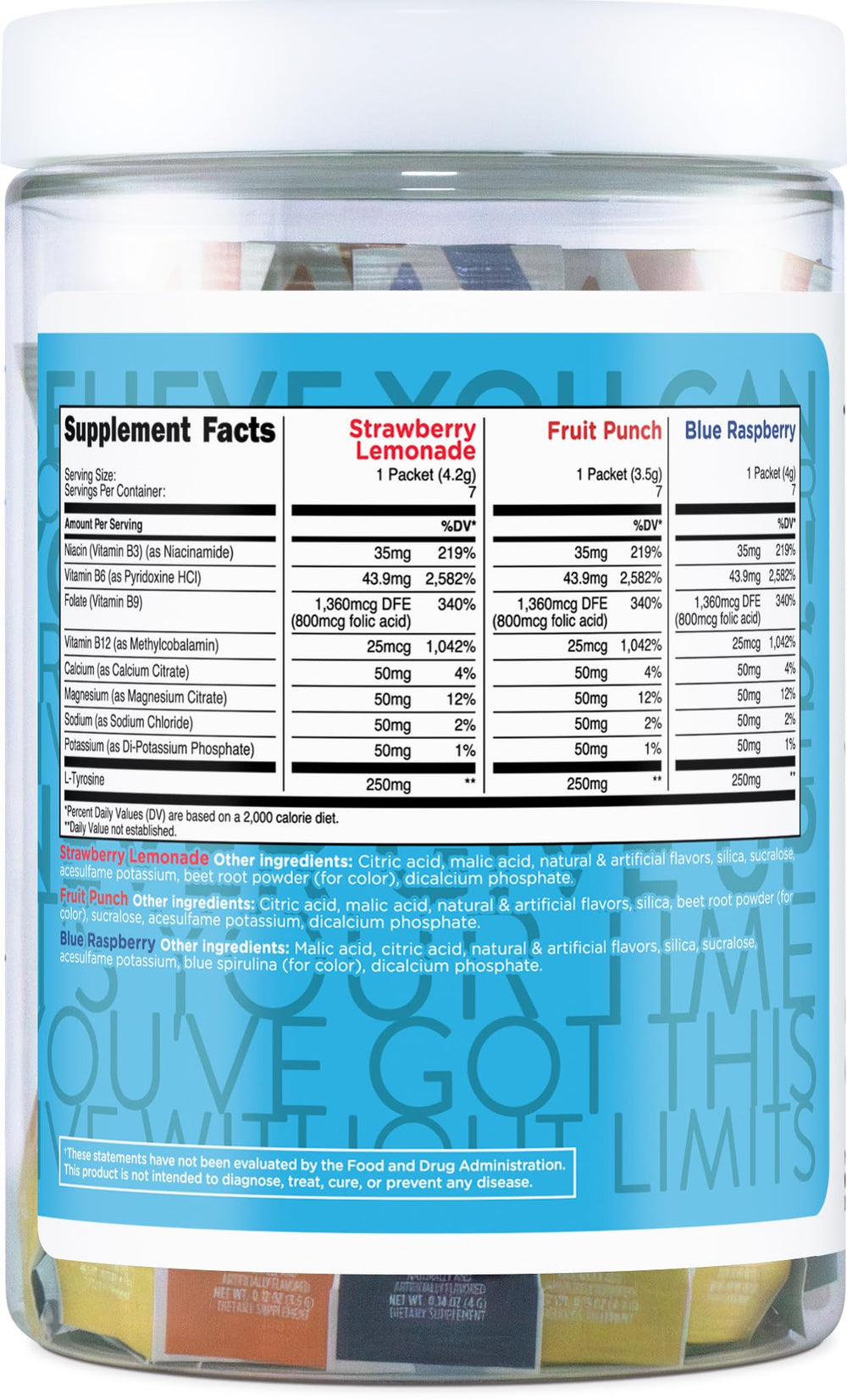 TransformHQ strawberry lemonade packet features clean electrolytes for active days.