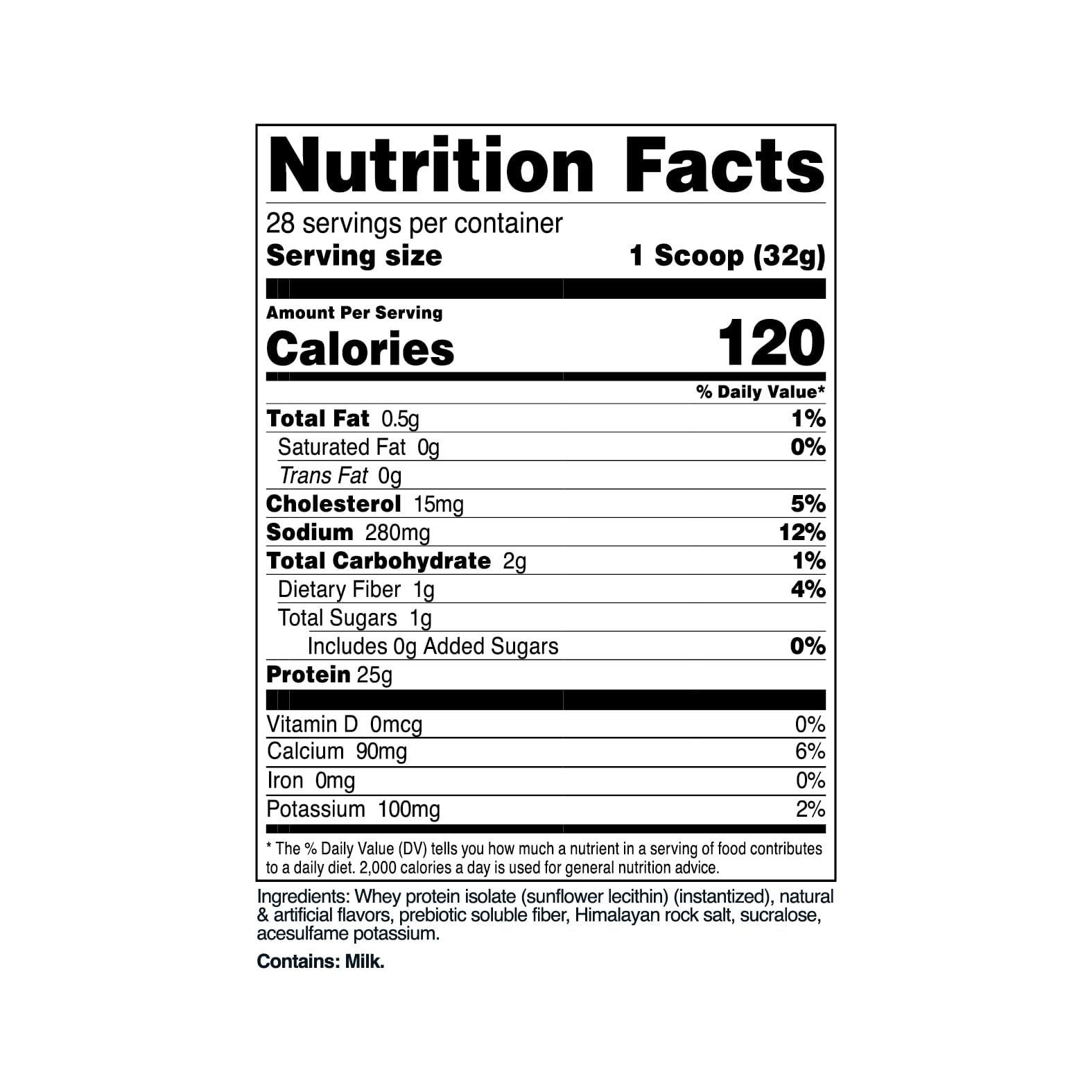 TransformHQ whey protein isolate Vanilla Creme Brulee scoop demonstrating easy mixability