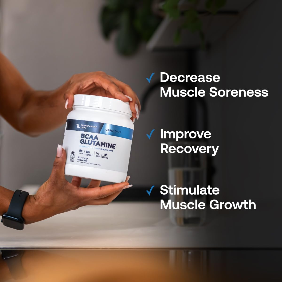 Coconut water powder component for hydration in the formula