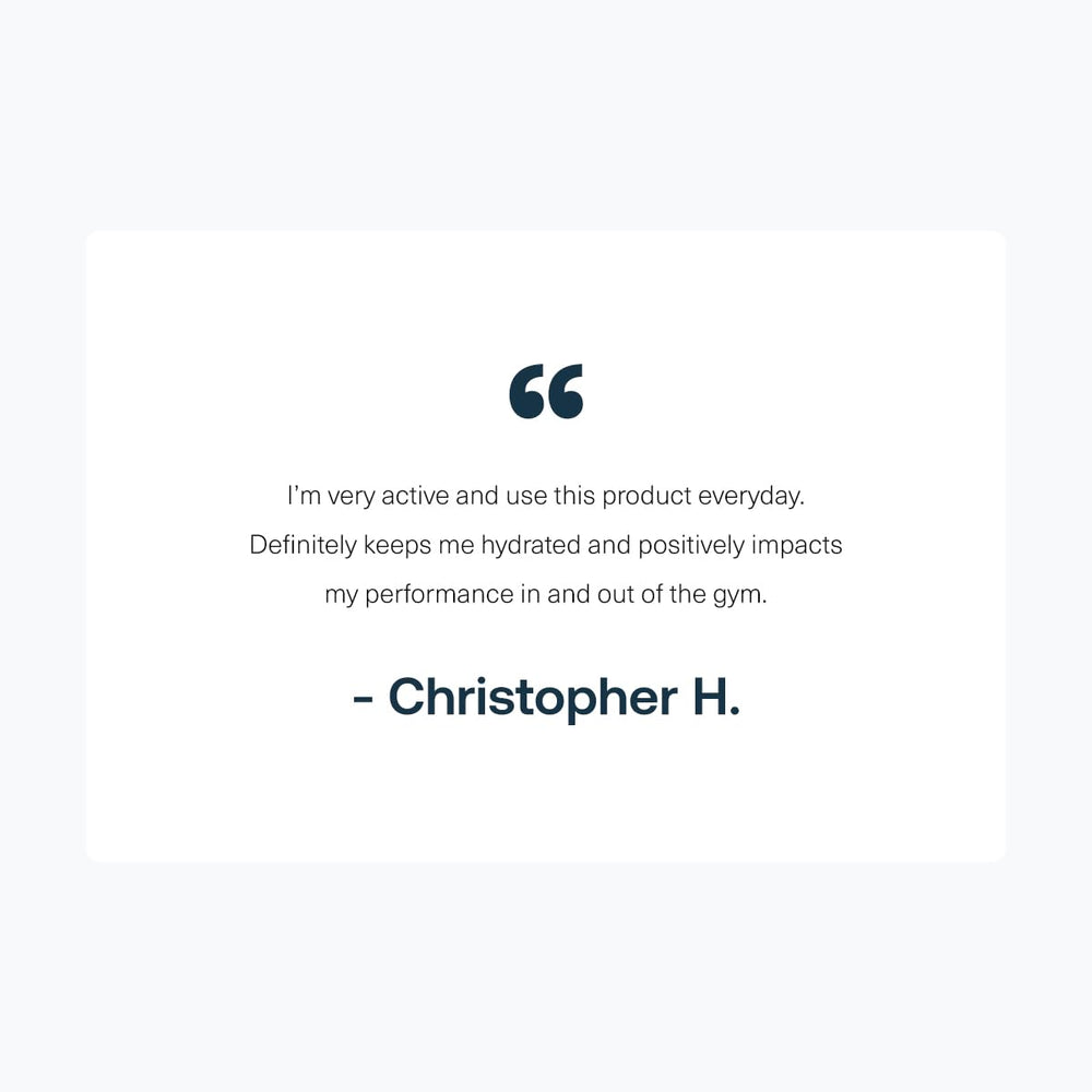 Electrolyte blend concept image featuring Aquamin and Himalayan salt