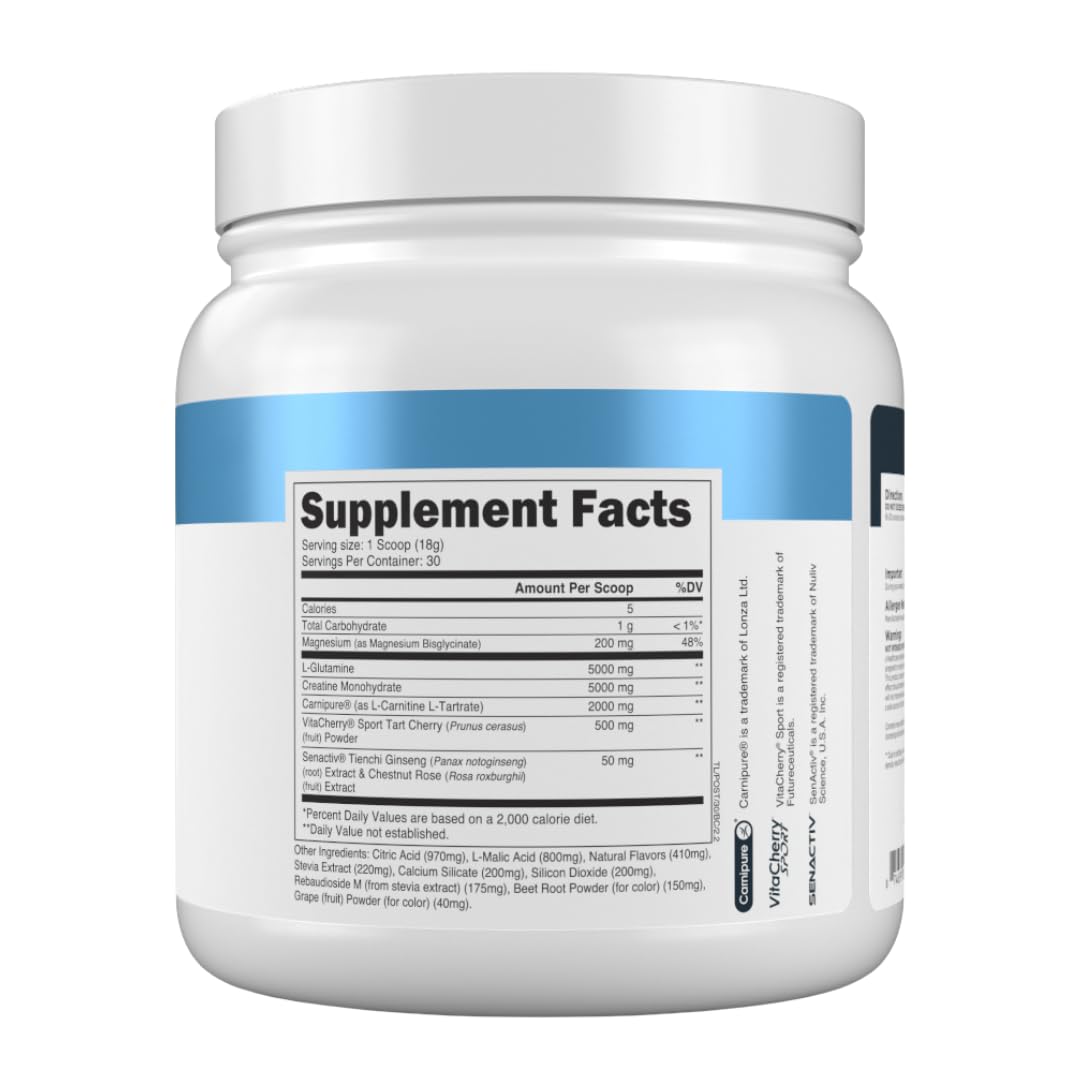 Third-party testing seal on Transparent Labs Post packaging