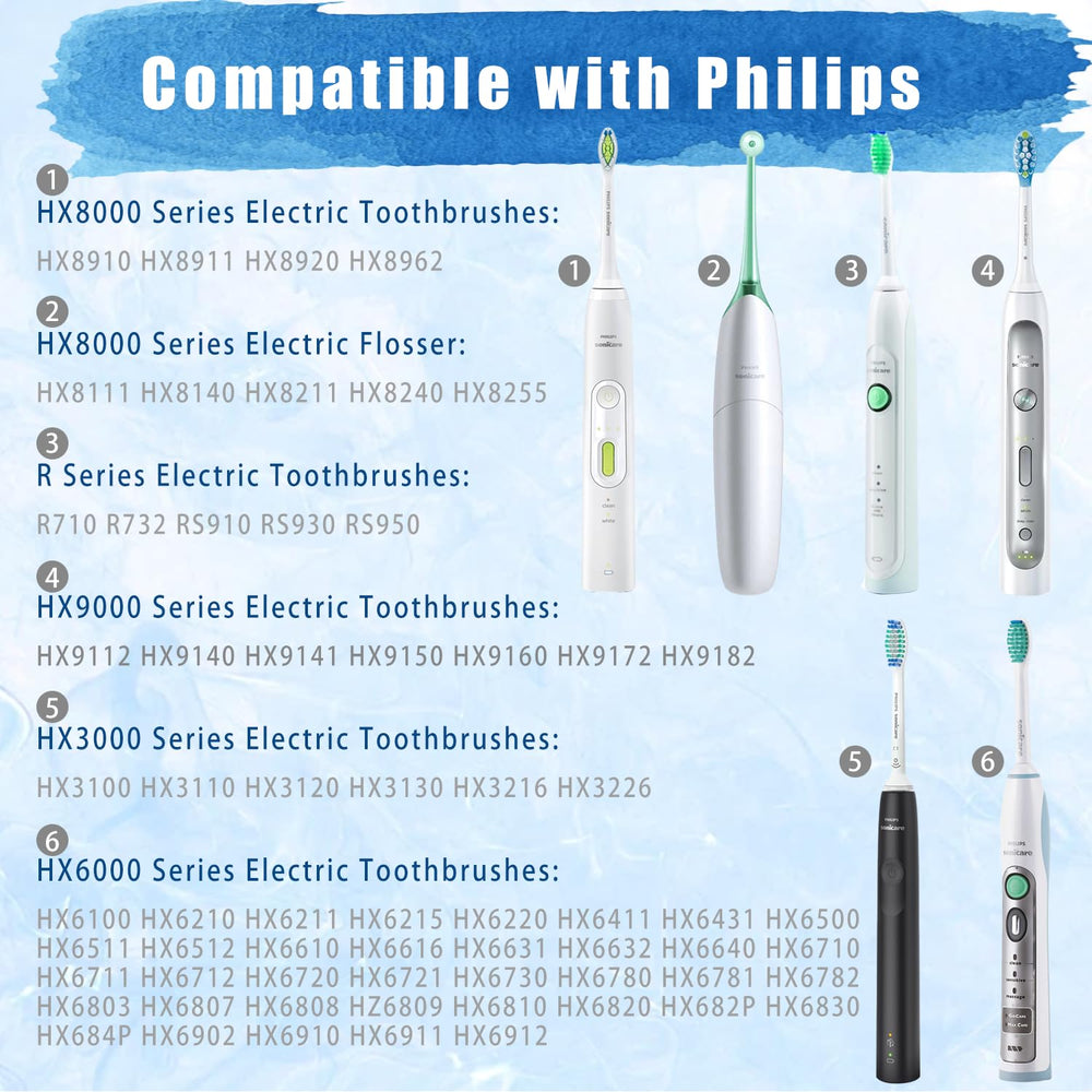 Travel inductive charger for Philips Sonicare HX3000/HX9000 series