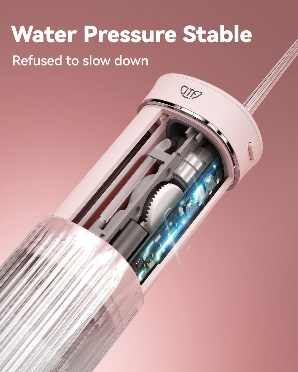 Travel dental care irrigator with USB charging