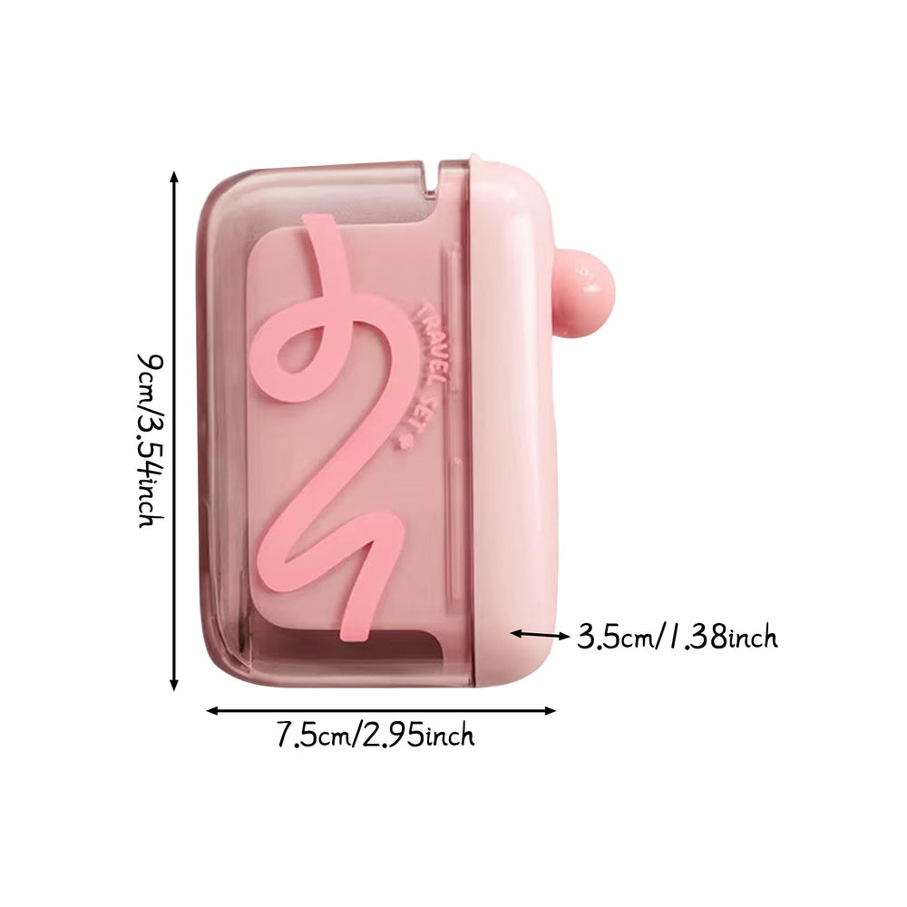 Lightweight portable refillable floss pick container