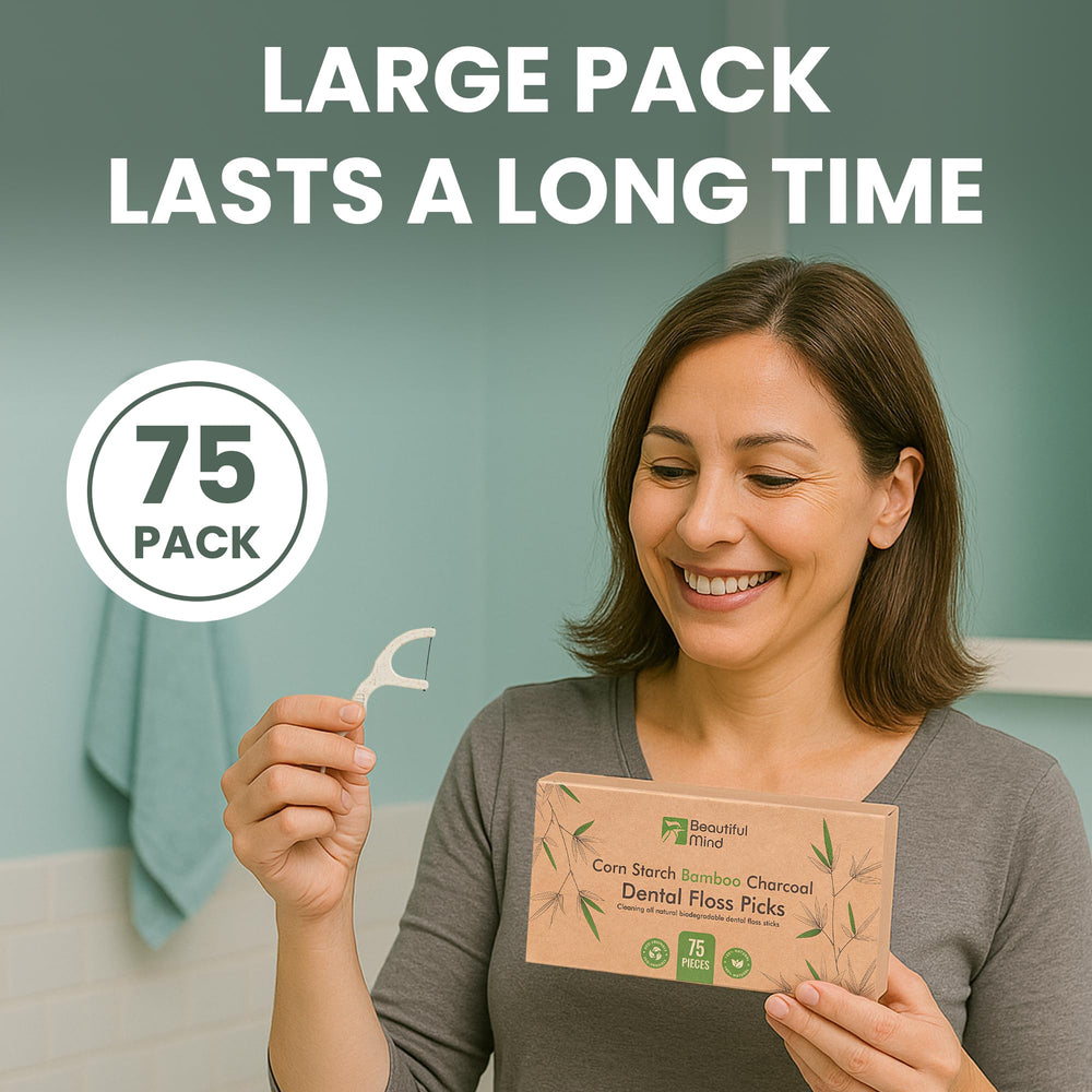 Travel-friendly dental floss picks