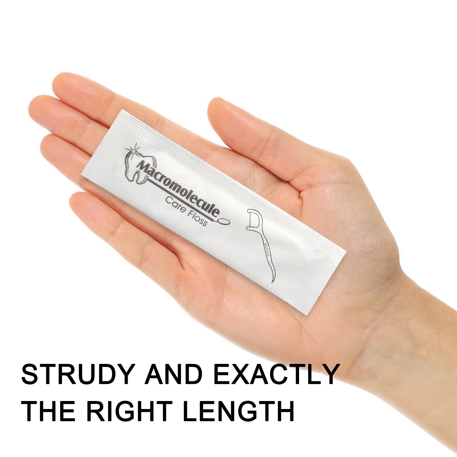 Travel-friendly dental floss picks suitable for purse, car, or bag