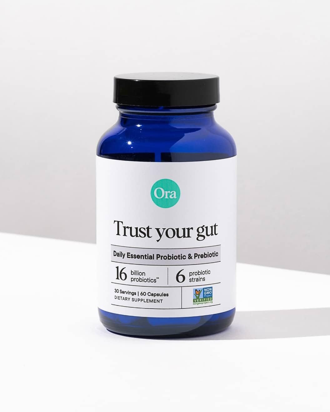 Travel-ready probiotic packaging for on-the-go use
