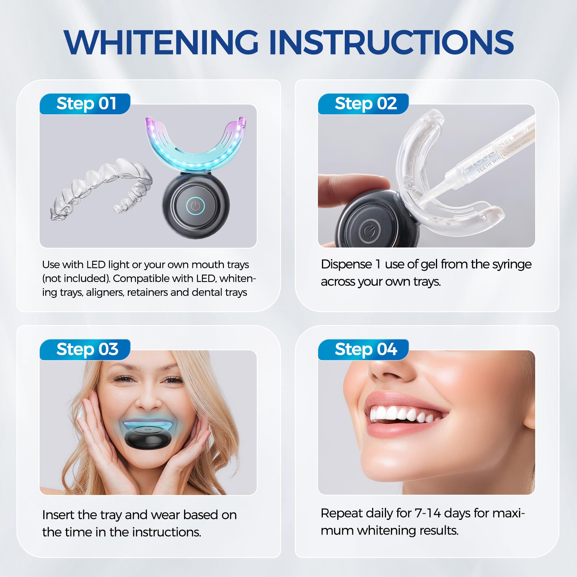 Travel-friendly teeth whitening pen