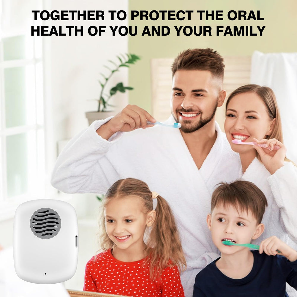 Portable toothbrush case for home, office or travel