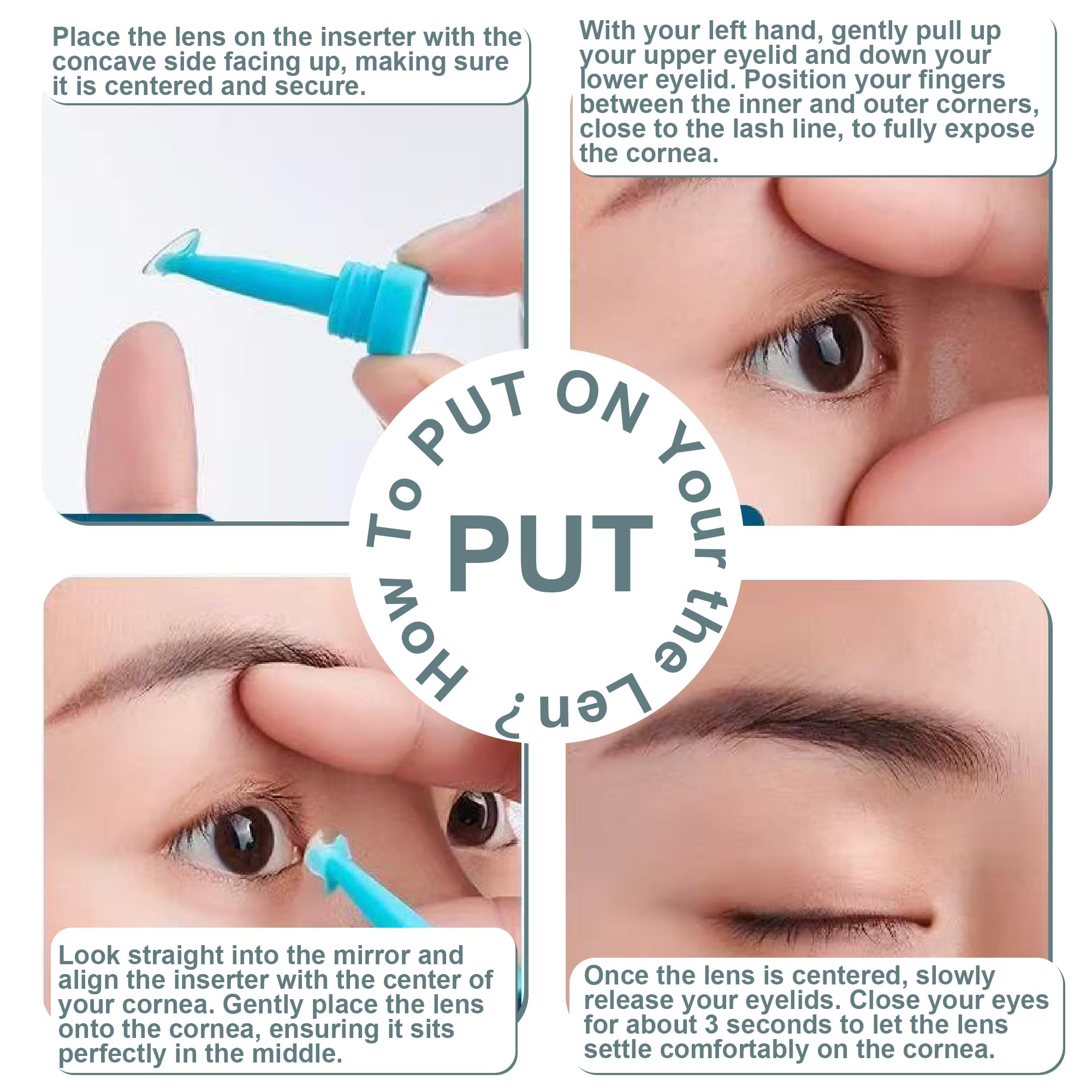 Travel-ready, compact lens inserter pack