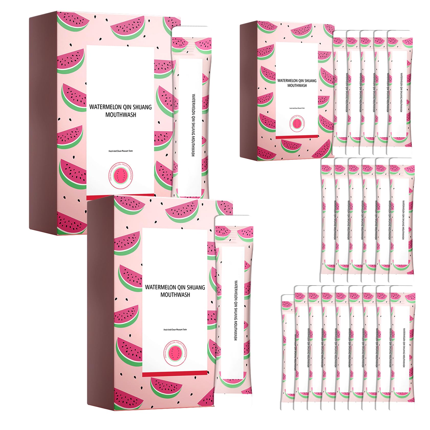 Mini travel mouthwash sachets pack of 60