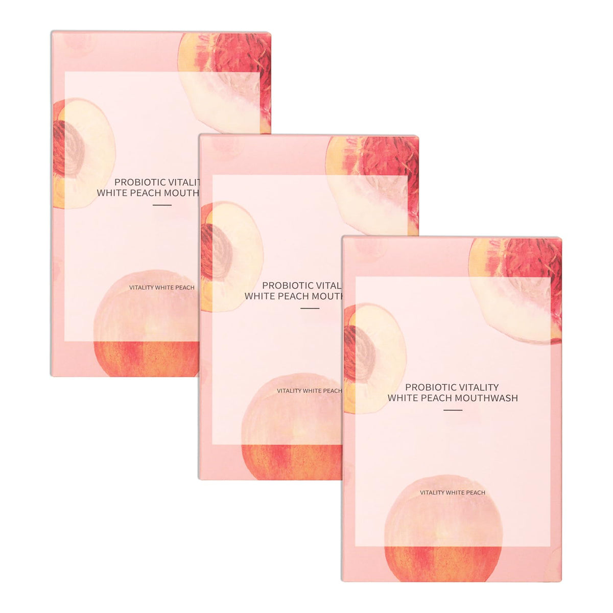 Travel size mouthwash kit with 60 sachets in a compact carrying case