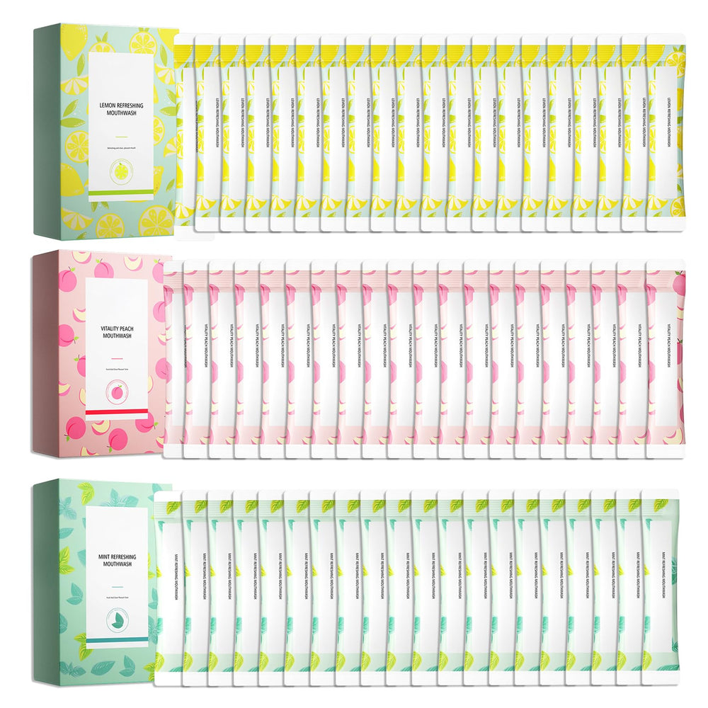 Travel size mouthwash pack of 60 sachets