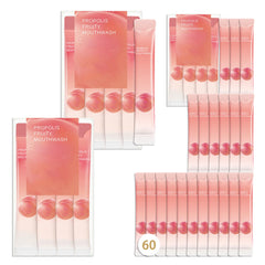 Mini travel size mouthwash kit with 60 individual sachets