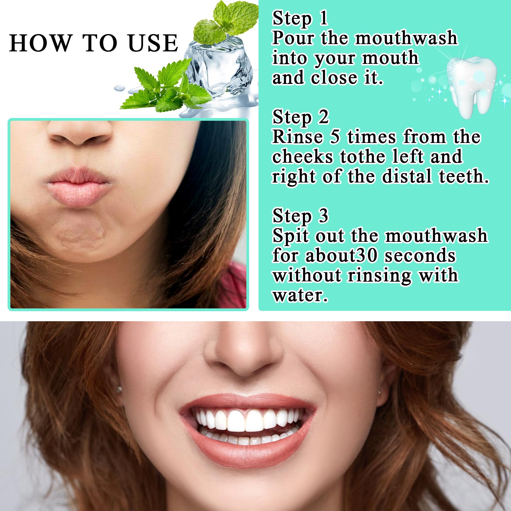 Compact travel mouthwash packets in a bulk set.