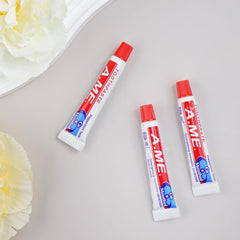 Individual disposable travel toothpaste tube for portability