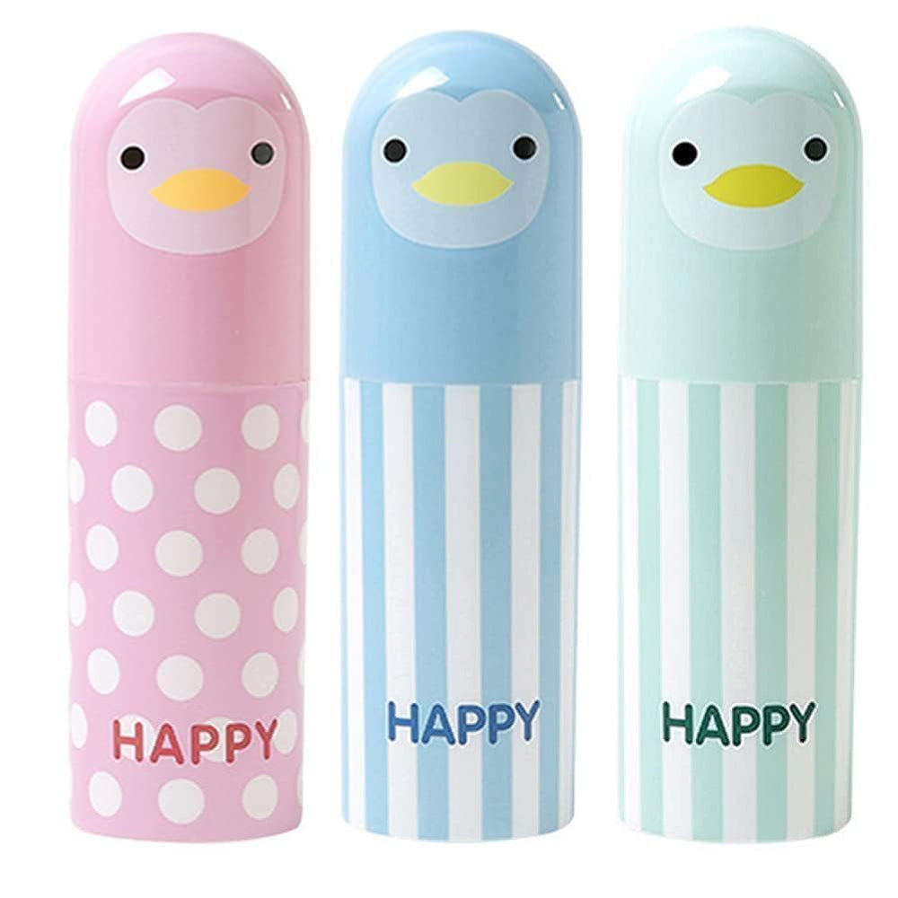 Gift-ready blue toothbrush case for travel, home, school