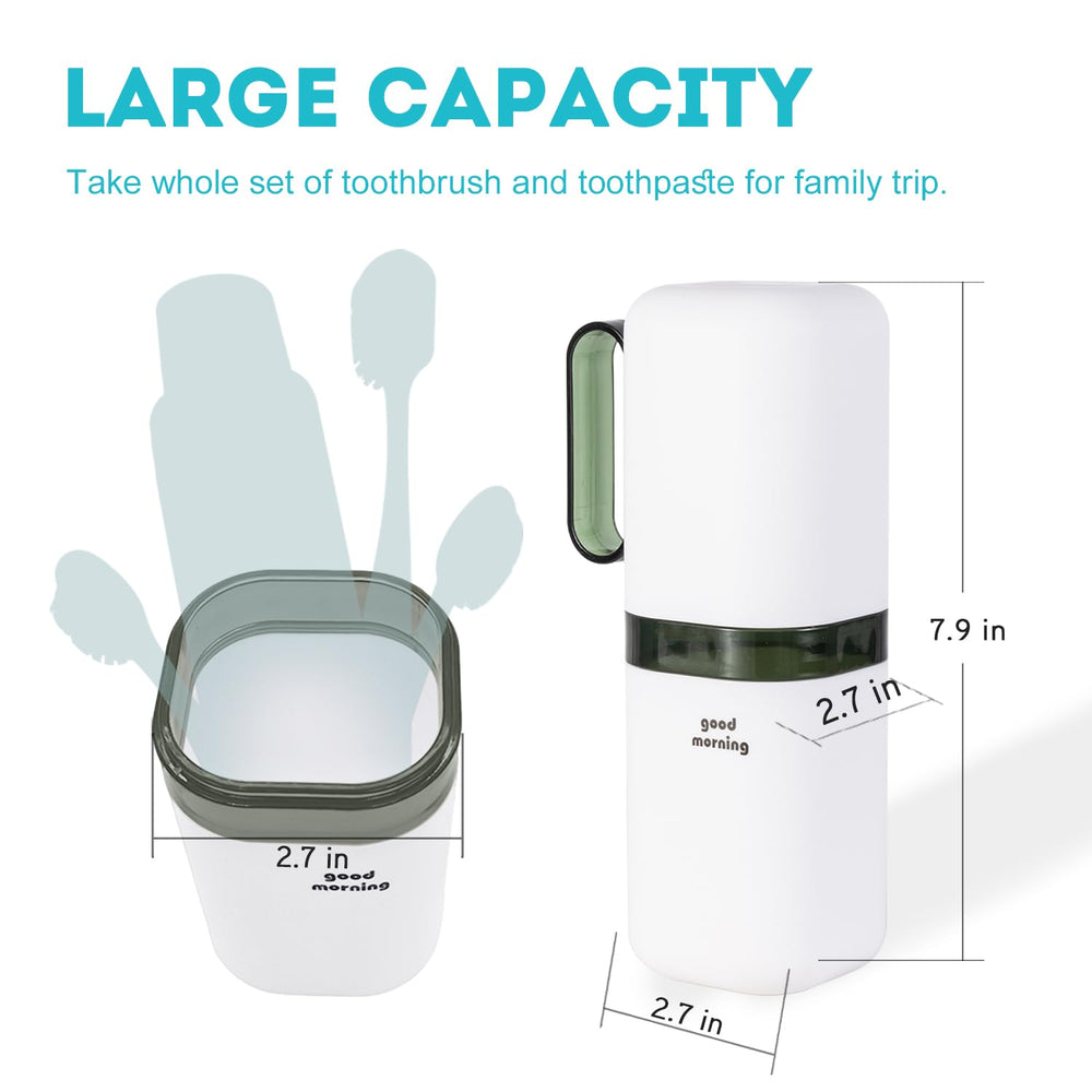 Detachable rinse cup shown beside holder