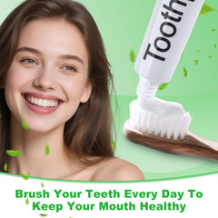 Back view showing product information on toothpaste tube