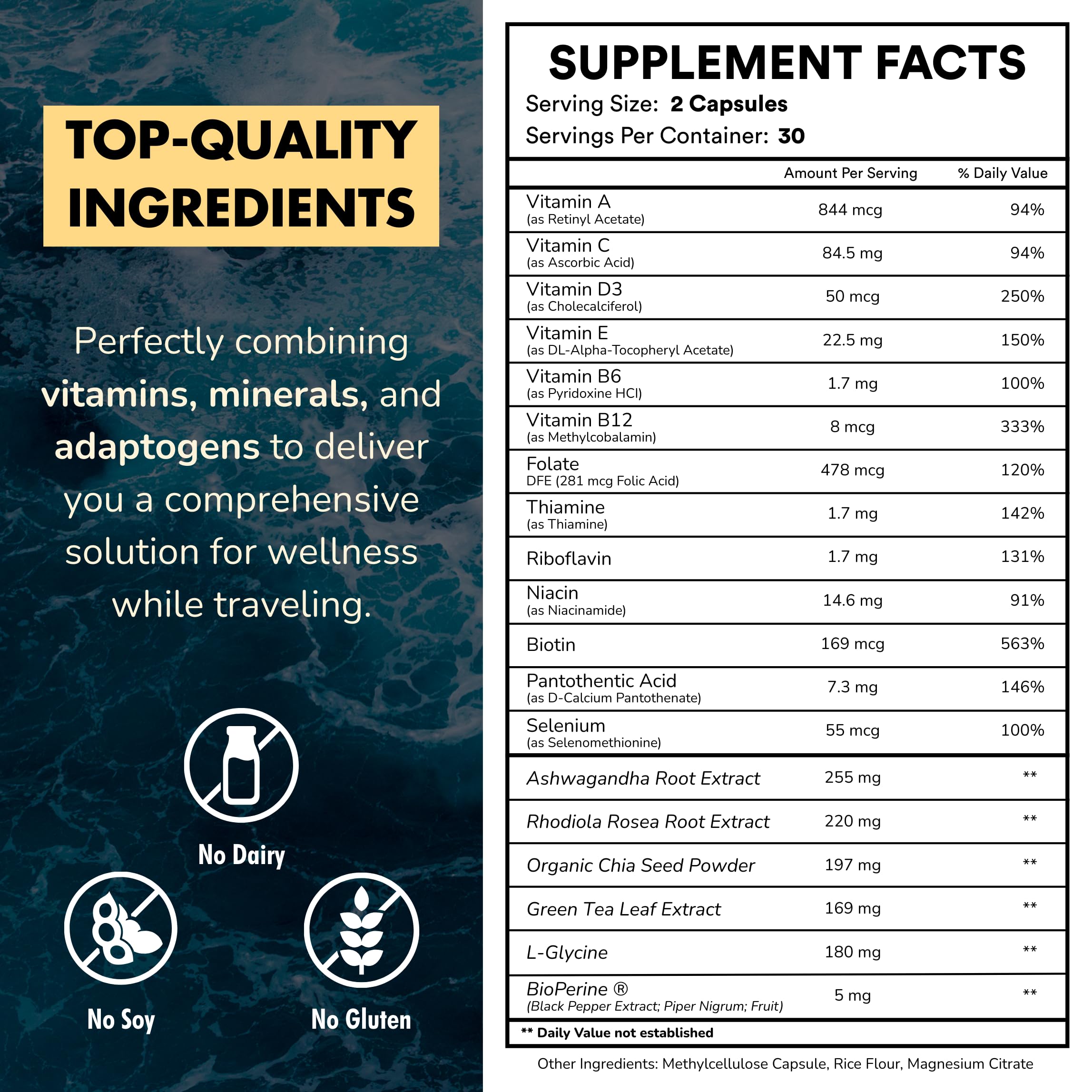 Product box with vegan symbol and branding