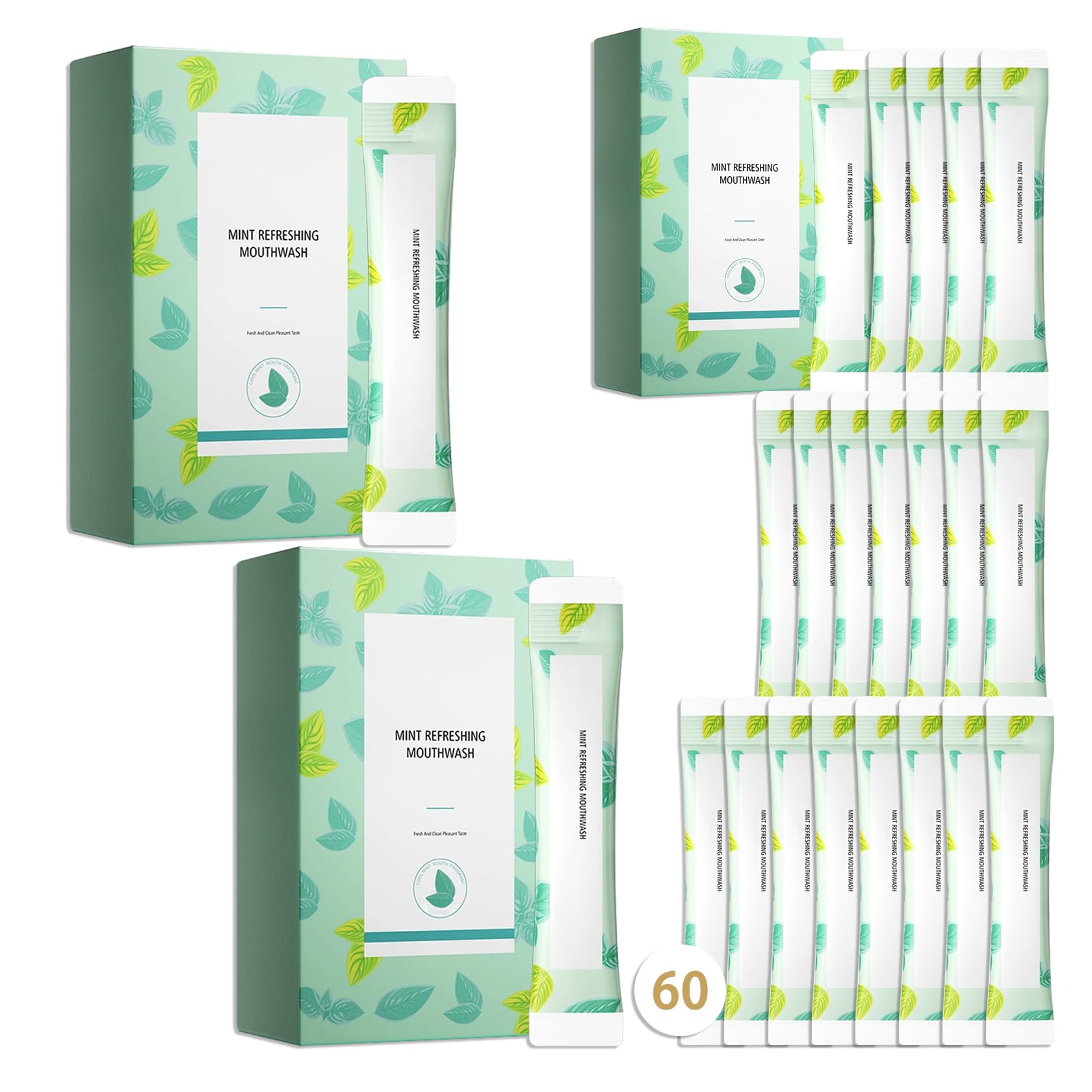 Main image of Travel Size Mouthwash Pack 60 count