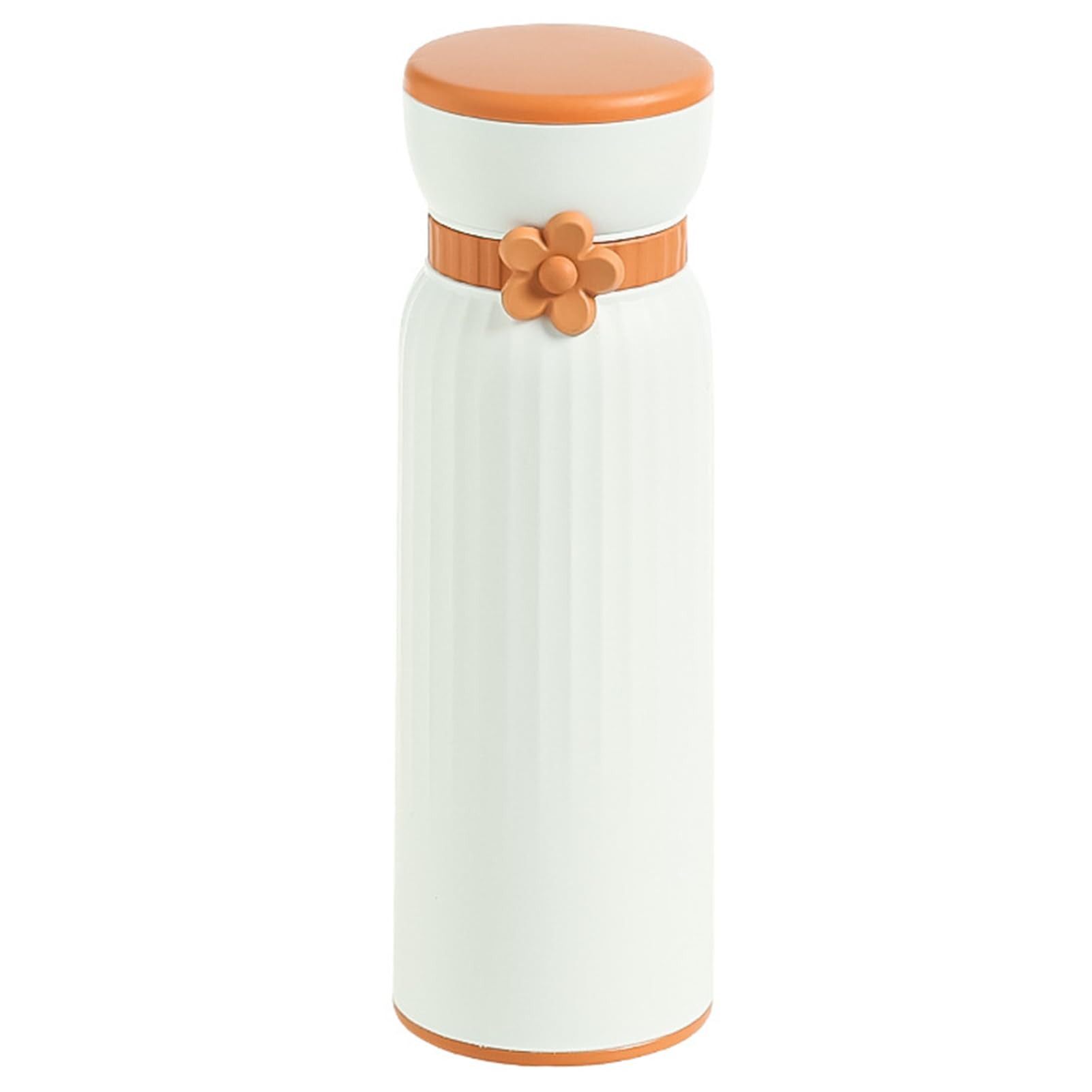 White travel toothbrush case opened showing interior